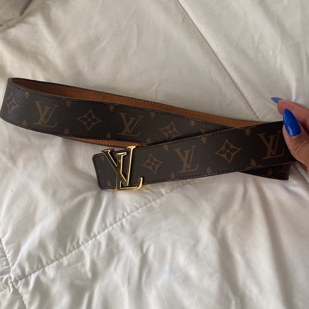 COPY - 💎Monogram Leather Belt M9608 size 44💎